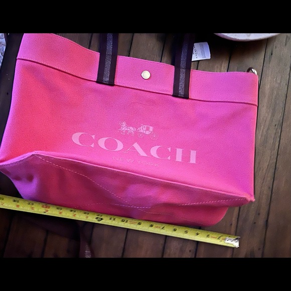 NWT! Coach XXL Pink tote 5 set/final price drop!!!!! FIRM - Picture 2 of 16